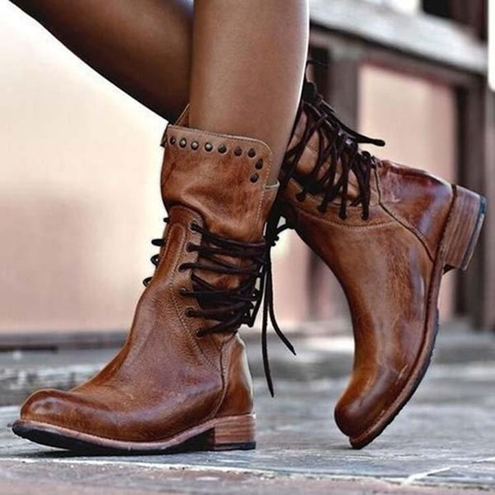 Maura™ | Robuuste Leren Boots