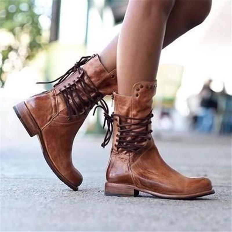 Maura™ | Robuuste Leren Boots