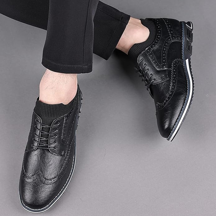 Oxford Classic™ Slip-On Orthopedische Leren Schoenen