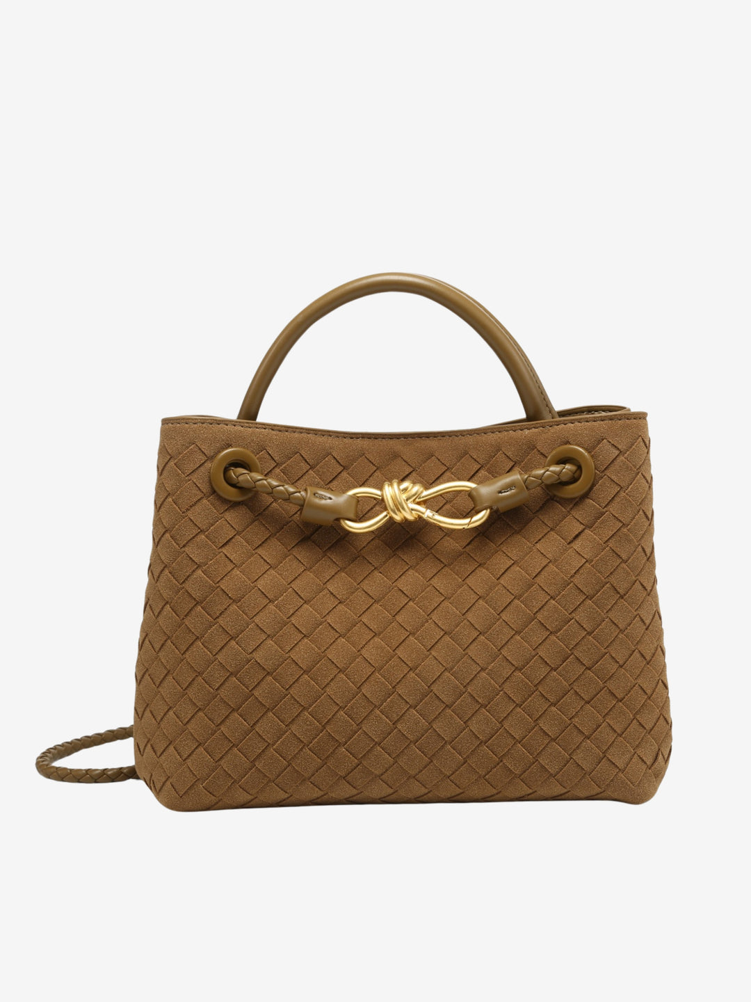 Sabine Gewoven Suède Tas Klein