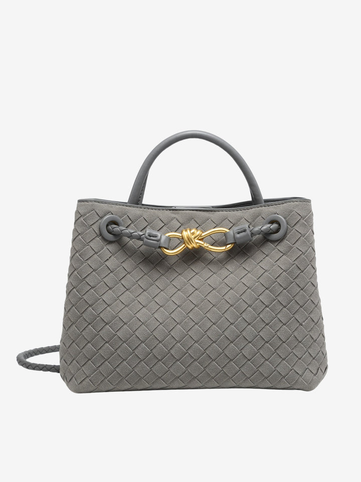 Sabine Gewoven Suède Tas Klein