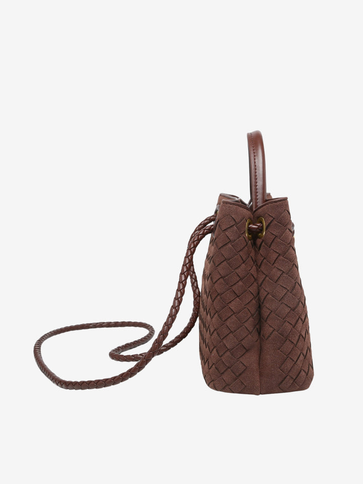 Sabine Gewoven Suède Tas Klein