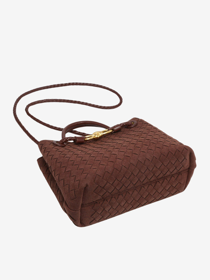 Sabine Gewoven Suède Tas Klein
