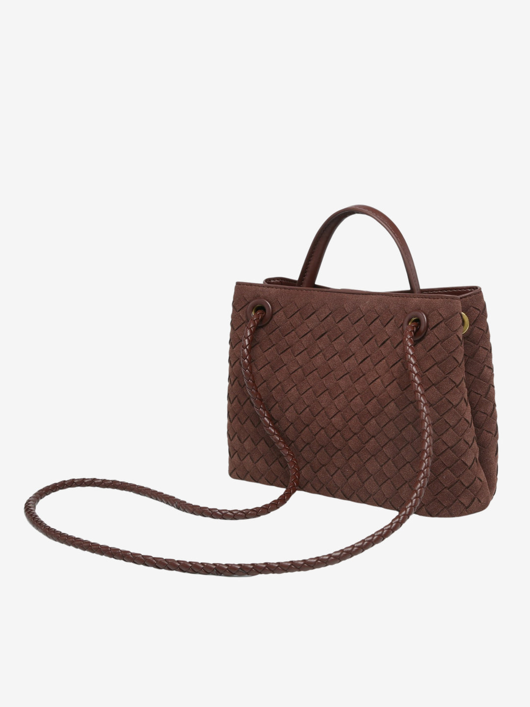 Sabine Gewoven Suède Tas Klein