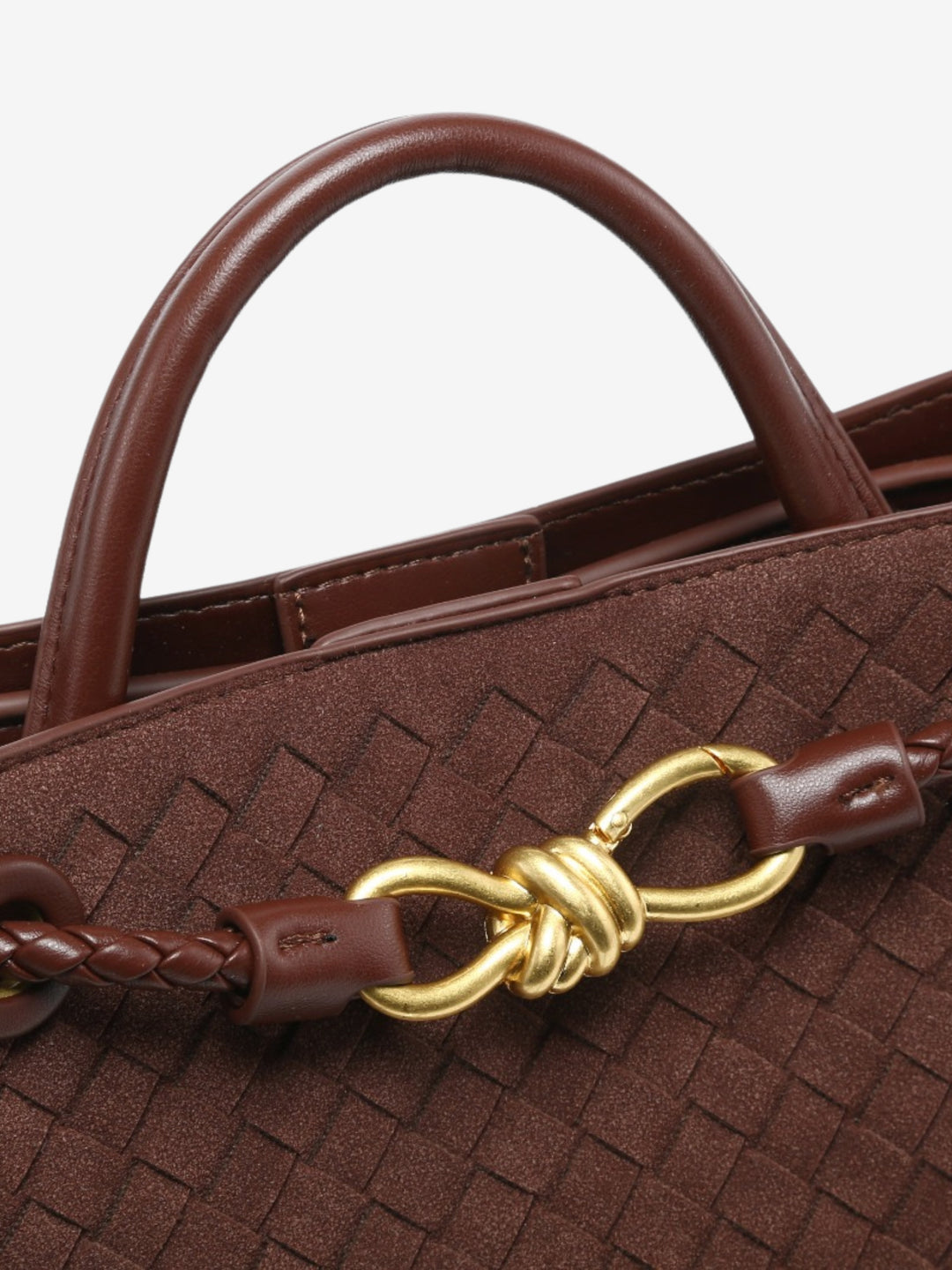 Sabine Gewoven Suède Tas Klein