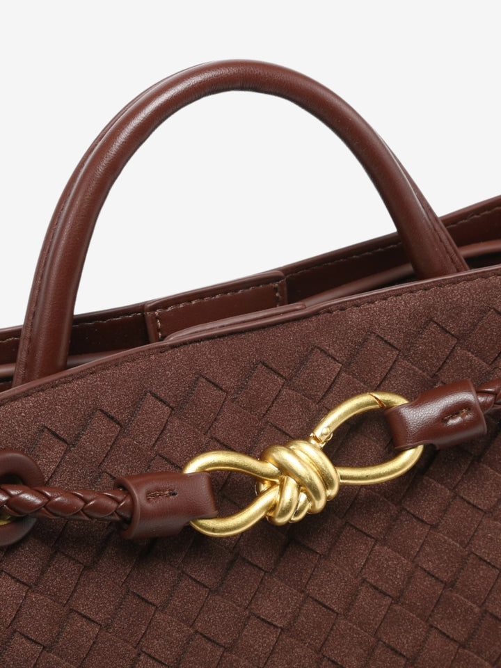 Sabine Gewoven Suède Tas Klein