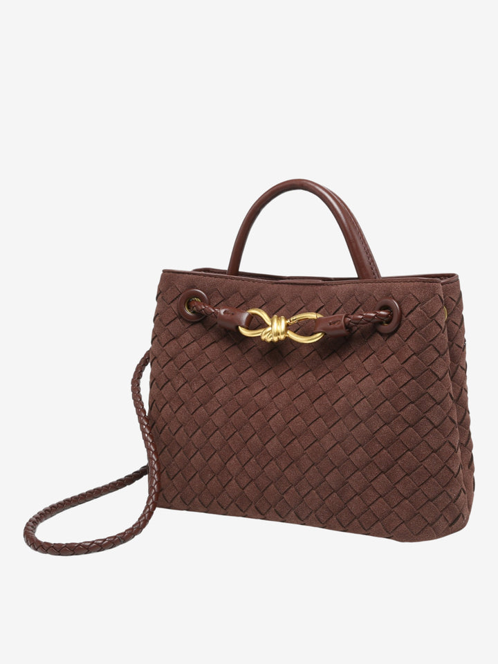 Sabine Gewoven Suède Tas Klein